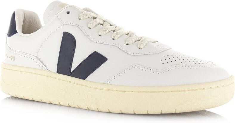 VEJA V-90 sneakers | White Nautico Wit Leer Lage sneakers Unisex