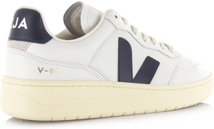 VEJA V-90 sneakers | White Nautico Wit Leer Lage sneakers Unisex