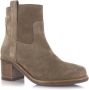 VIA VAI Flo Hayes Sierra Roccia Beige Suede Enkellaars met hak Dames - Thumbnail 7