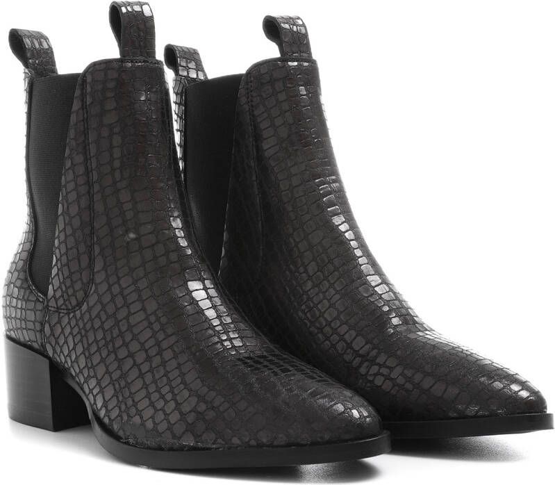 VIA VAI Rose Andrew laarzen zwart Leer Chelsea boots Dames