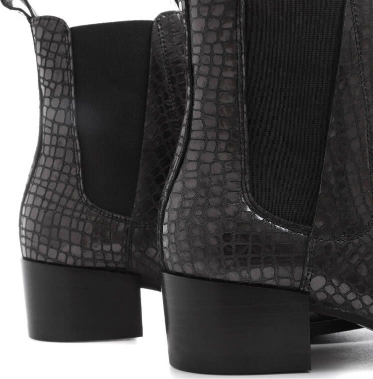 VIA VAI Rose Andrew laarzen zwart Leer Chelsea boots Dames