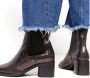 VIA VAI Zoey Scott leren laarzen Brons Leer Chelsea boots Dames - Thumbnail 3