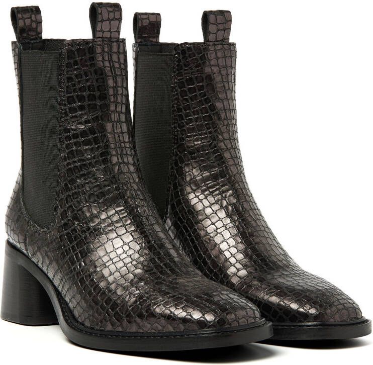 VIA VAI Zoey Scott leren laarzen Brons Leer Chelsea boots Dames