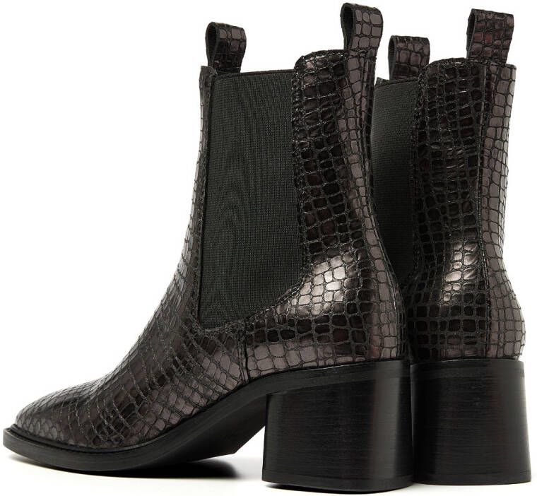 VIA VAI Zoey Scott leren laarzen Brons Leer Chelsea boots Dames