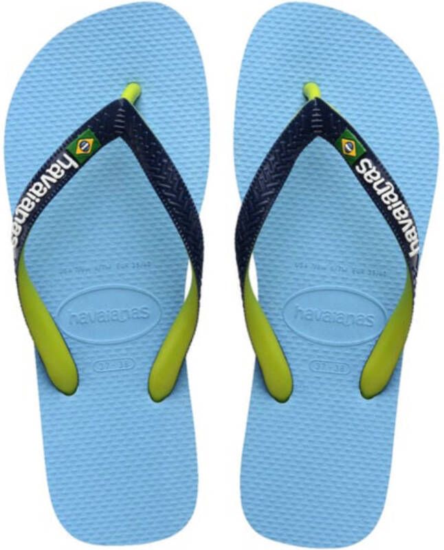 Havaianas Brasil Mix | Lavender Blue Blauw Rubber Teenslippers Unisex