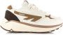 Hi-Tec Shadow | Natural Coffee Bean Wit Suede Lage sneakers Unisex - Thumbnail 2