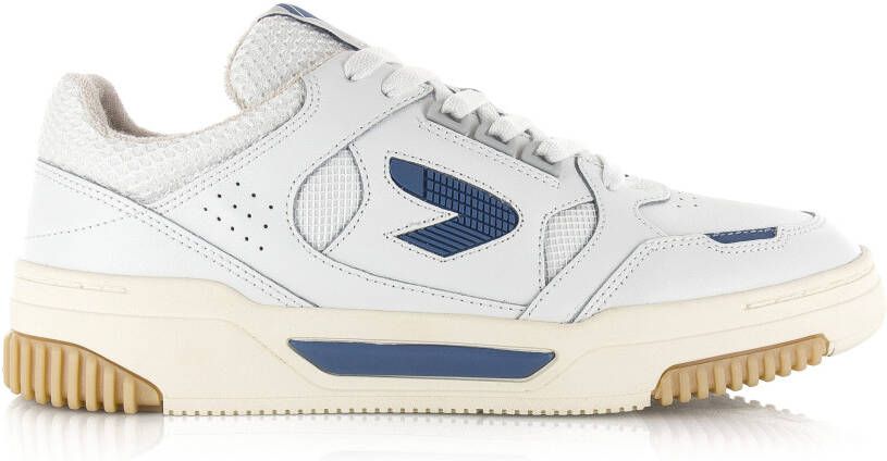 Hub Thrill | white elemental blue Wit Leer Lage sneakers Heren