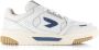 Hub Thrill | white elemental blue Wit Leer Lage sneakers Heren - Thumbnail 3