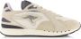 Kangaroos Coil R3 Sand Grey Beige Mesh Lage sneakers Unisex - Thumbnail 2