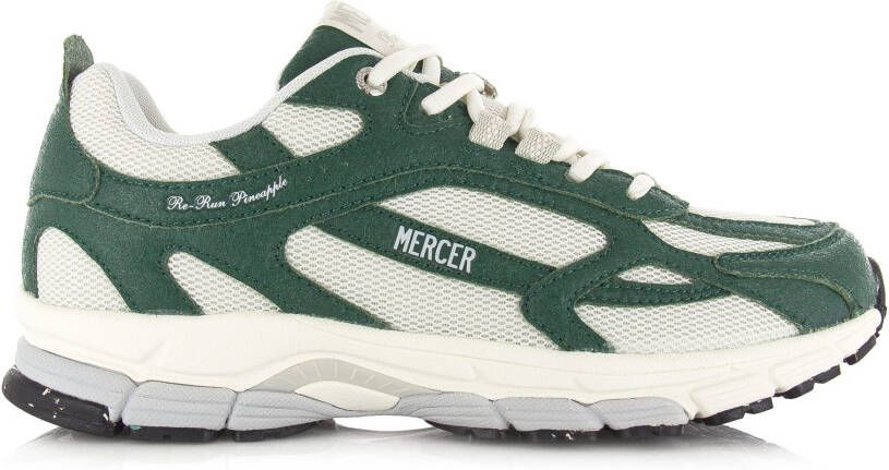 Mercer Amsterdam Mercer The Re-Run Pineapple 2.0 groen Mesh Lage sneakers Dames