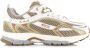 Mercer Amsterdam Elegante witte sneaker met gouden en zilveren accenten Beige Dames - Thumbnail 11