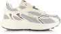 Mercer Amsterdam The Re-Run MAX Cactus | White Brown Wit Mesh Lage sneakers Unisex - Thumbnail 9