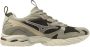 Mizuno WAVE RIDER 10 Beluga Kaki Suede Lage sneakers Unisex - Thumbnail 1