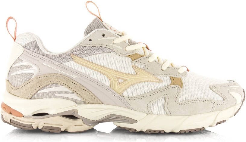 Mizuno Wave Rider 10 | Summer Sand Pri Wit Mesh Lage sneakers Unisex