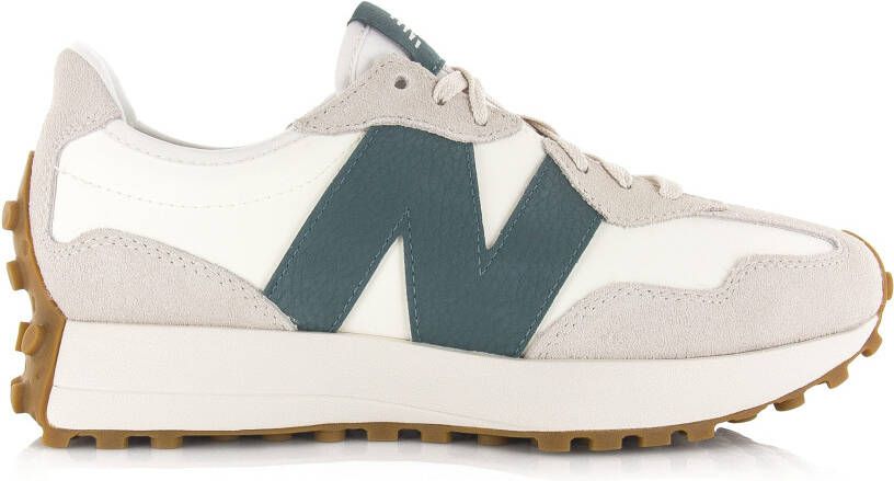 New Balance 327 Moonbeam New Spruce Wit Leer Lage sneakers Dames