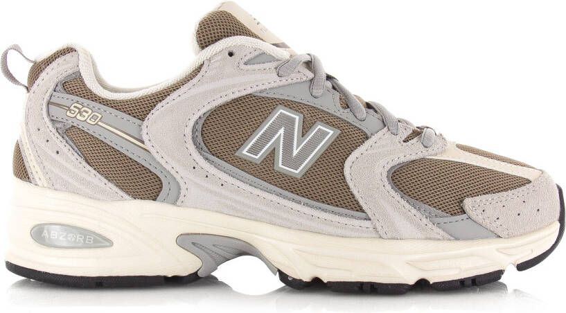 New Balance 530 Moonrock Mushroom Grijs Mesh Lage sneakers Dames