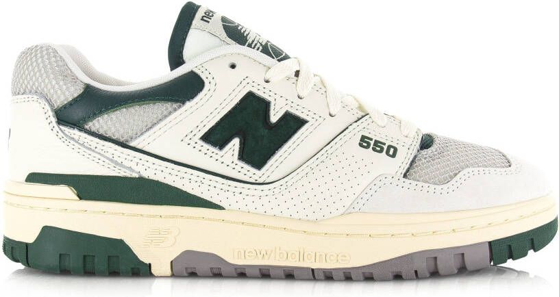 New Balance 550 | sea salt marsh green Wit Leer Lage sneakers Unisex