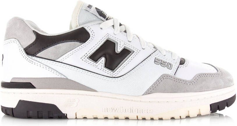 New Balance 550 sneakers white black Wit Leer Lage sneakers Unisex