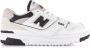 New Balance 550 | witte lage sneakers Wit Leer Lage sneakers Unisex - Thumbnail 4