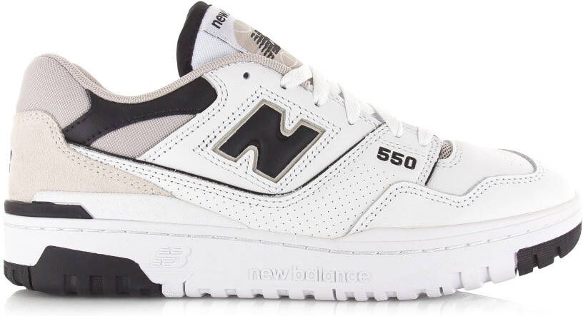 New Balance 550 | witte lage sneakers Wit Leer Lage sneakers Unisex