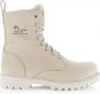 Panama Jack FRISIA B8 Volwassenen VeterlaarzenHalf hoge schoenen Kleur Wit beige - Thumbnail 4