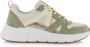 PS Poelman POSH by Poelman Carocel chunky sneakers groen ecru - Thumbnail 2