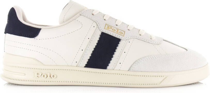 Polo Ralph Lauren Heritage Aera | bianco navy Wit Leer Lage sneakers Unisex - Foto 3