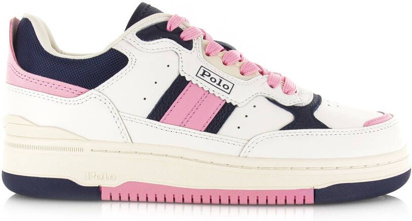 Polo Ralph Lauren Masters Sport | whit Wit Leer Lage sneakers Dames