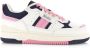 Polo Ralph Lauren Masters Sport | white navy pink Wit Leer Lage sneakers Dames - Thumbnail 6