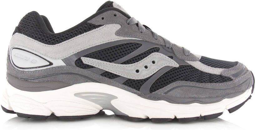 Saucony Progrid Omni 9 | grey black Grijs Suede Lage sneakers Unisex