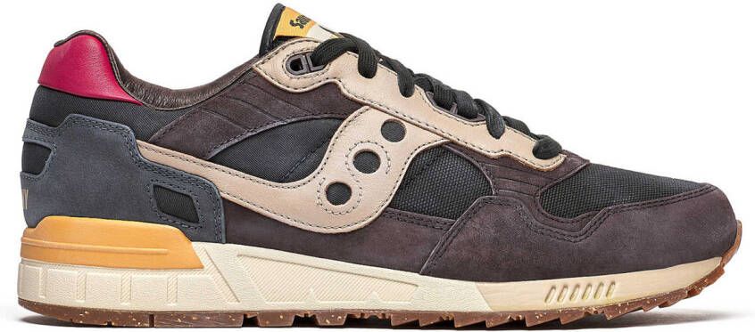 Saucony Shadow 5000 | Black Brown Zwart Suede Lage sneakers Unisex