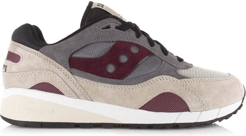 Saucony Shadow 6000 Beige Suede Lage sneakers Heren