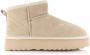 Shoecolate Classic ultra faux fur boot Beige Suede Bont Dames - Thumbnail 1