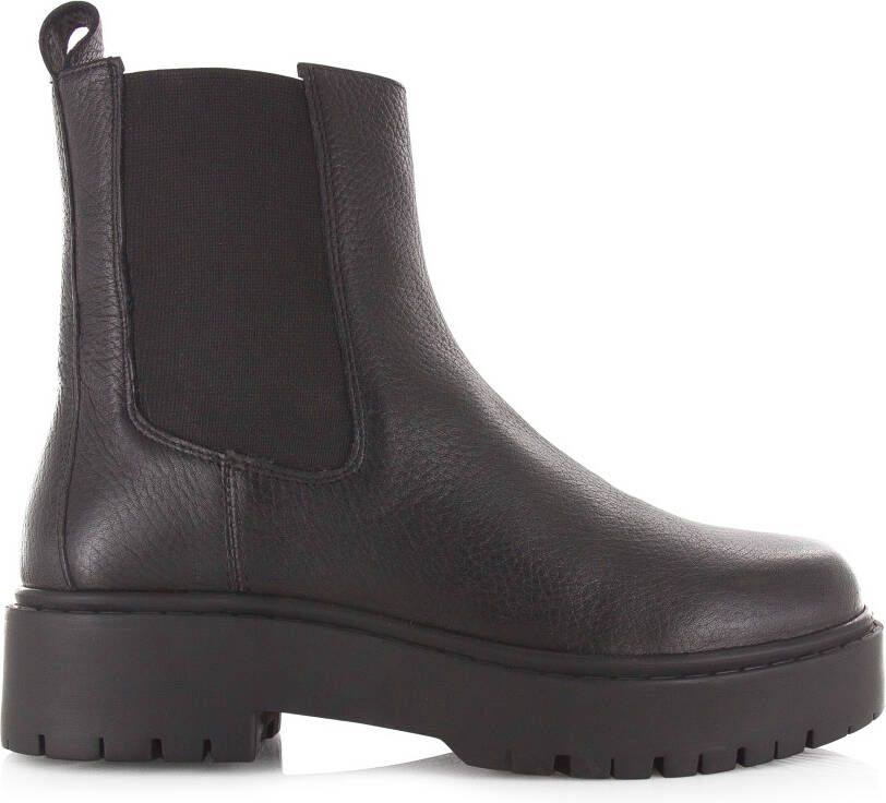 Shoecolate Leren chelsea boot Zwart Leer Chelsea boots Dames