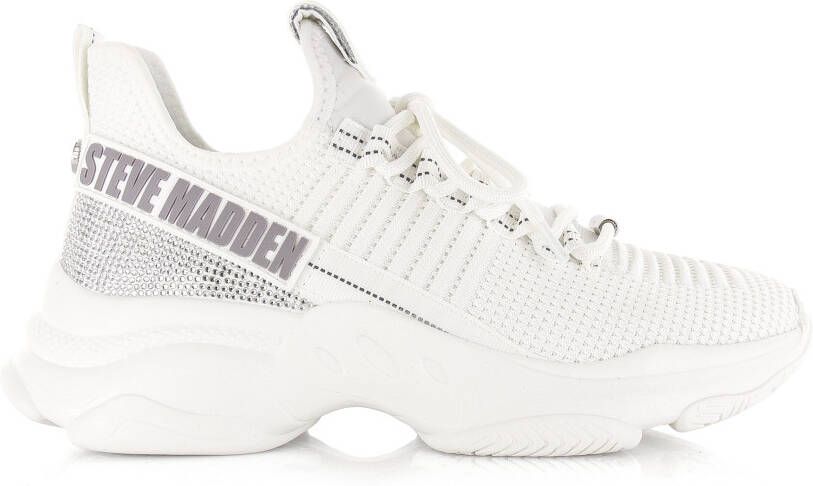 STEVE MADDEN Maxilla-R E sneaker white Wit Textiel Lage sneakers Dames