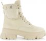 STEVE MADDEN Tanker-P Bootie Beige Nylon Veterboots Dames - Thumbnail 4