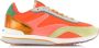 THE HOFF BRAND Lage Sneakers Dames Passion Fruit Art Maat: 41 Materiaal: Suède Kleur: Oranje - Thumbnail 4