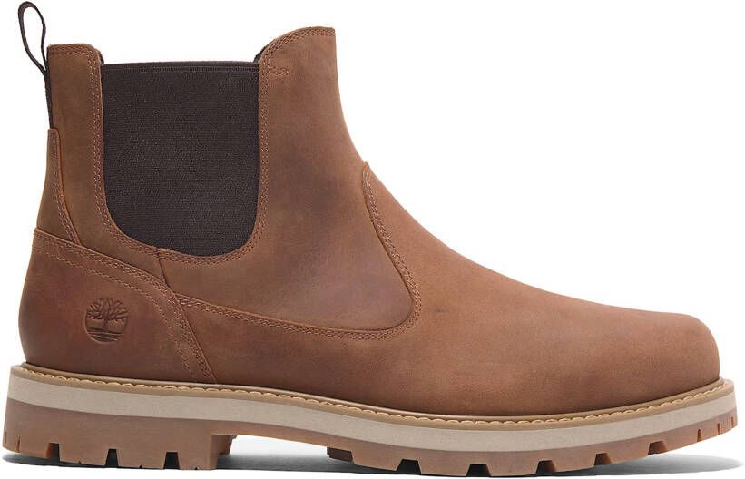 Timberland Britton road chelsea boot Bruin Leer Chelsea boots Heren