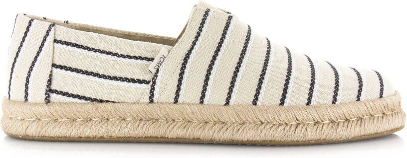 TOMS Alpargata Rope 2.0 | Fog Woven St Beige Textiel Espadrilles Unisex