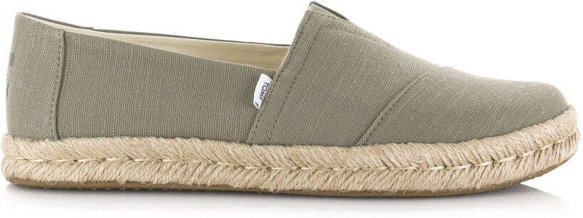 TOMS Alpargata Rope 2.0 | Olive Groen Katoen Espadrilles Dames