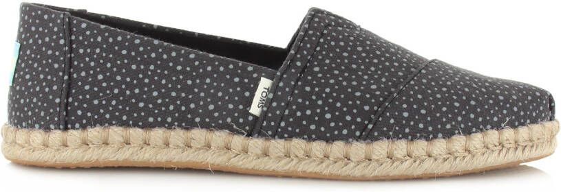 TOMS Alpargata rope Zwart Textiel Espadrilles Dames