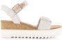 TOMS Diana Gebroken wit Textiel Plateau sandalen Dames - Thumbnail 1