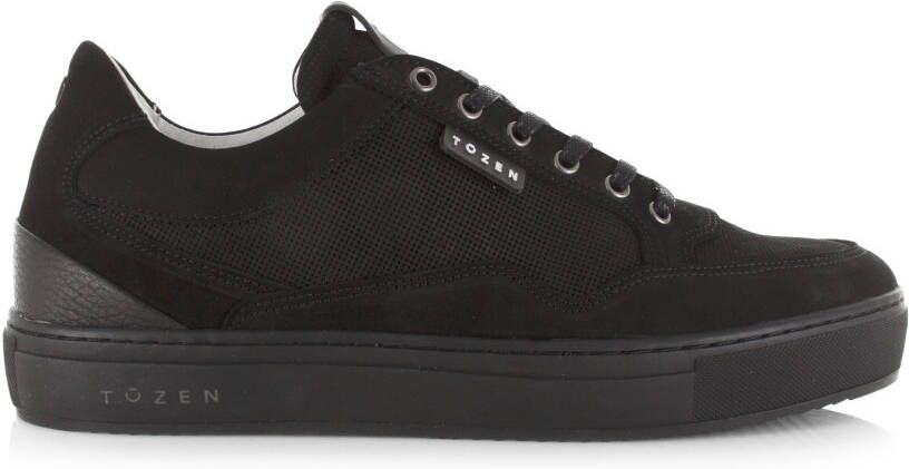 TOZEN Katashi 2 Zwart Nubuck Lage sneakers Heren