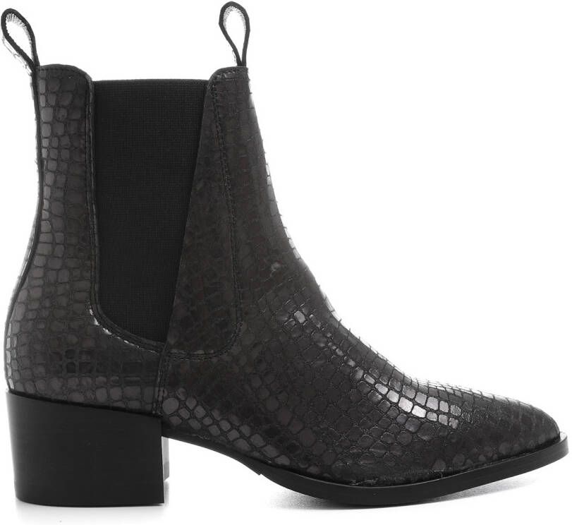 VIA VAI Rose Andrew laarzen zwart Leer Chelsea boots Dames