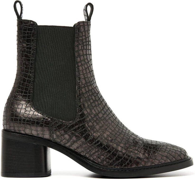 VIA VAI Zoey Scott leren laarzen Brons Leer Chelsea boots Dames