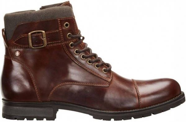 JACK & JONES Bottine Jfw Albany Leather Noos voor heren Bruin Maten: 40 42