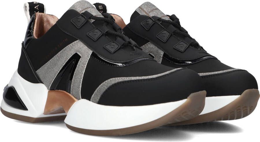 ALEXANDER SMITH Lage Sneakers Dames Marble Maat: 36 Materiaal: Leer Kleur: Zwart