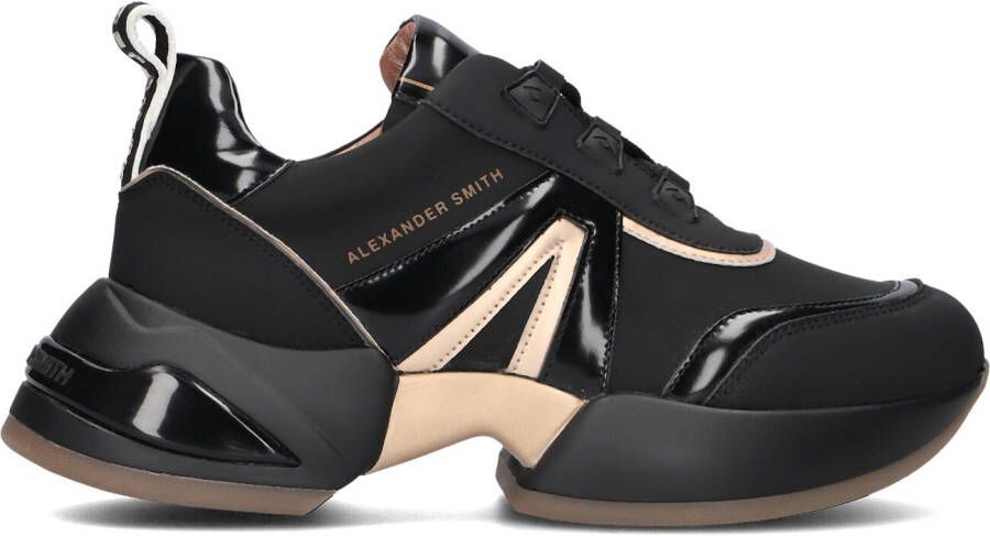 ALEXANDER SMITH Lage Sneakers Dames Marble Woman Maat: 35 Materiaal: Leer Kleur: Zwart