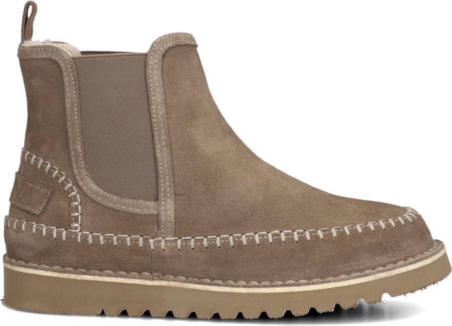 AYANA Chelsea Boots Dames 2421 Maat: 39 Materiaal: Suède Kleur: Taupe