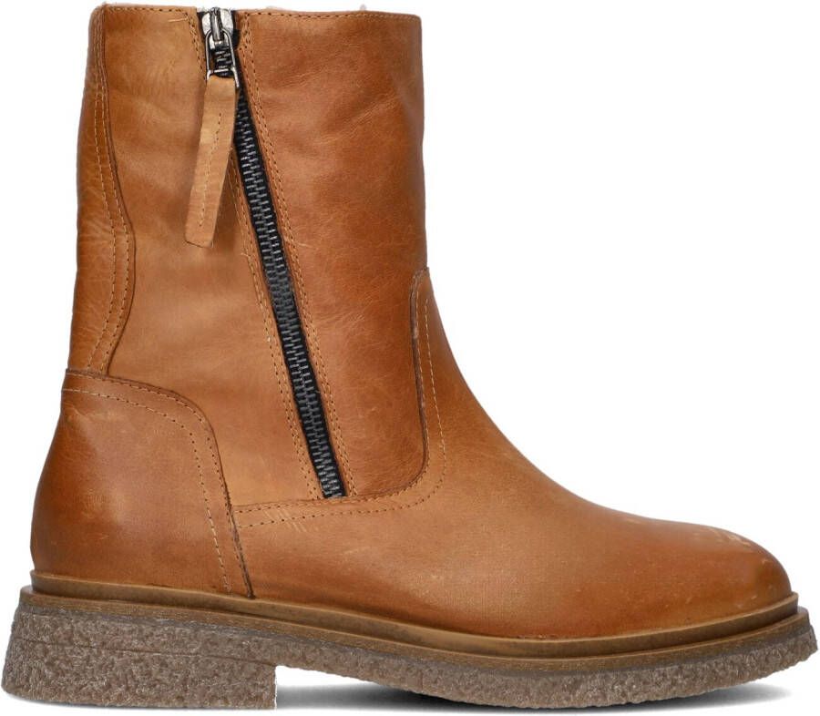 AYANA Enkelboots Dames 09-242 Maat: 40 Materiaal: Leer Kleur: Cognac